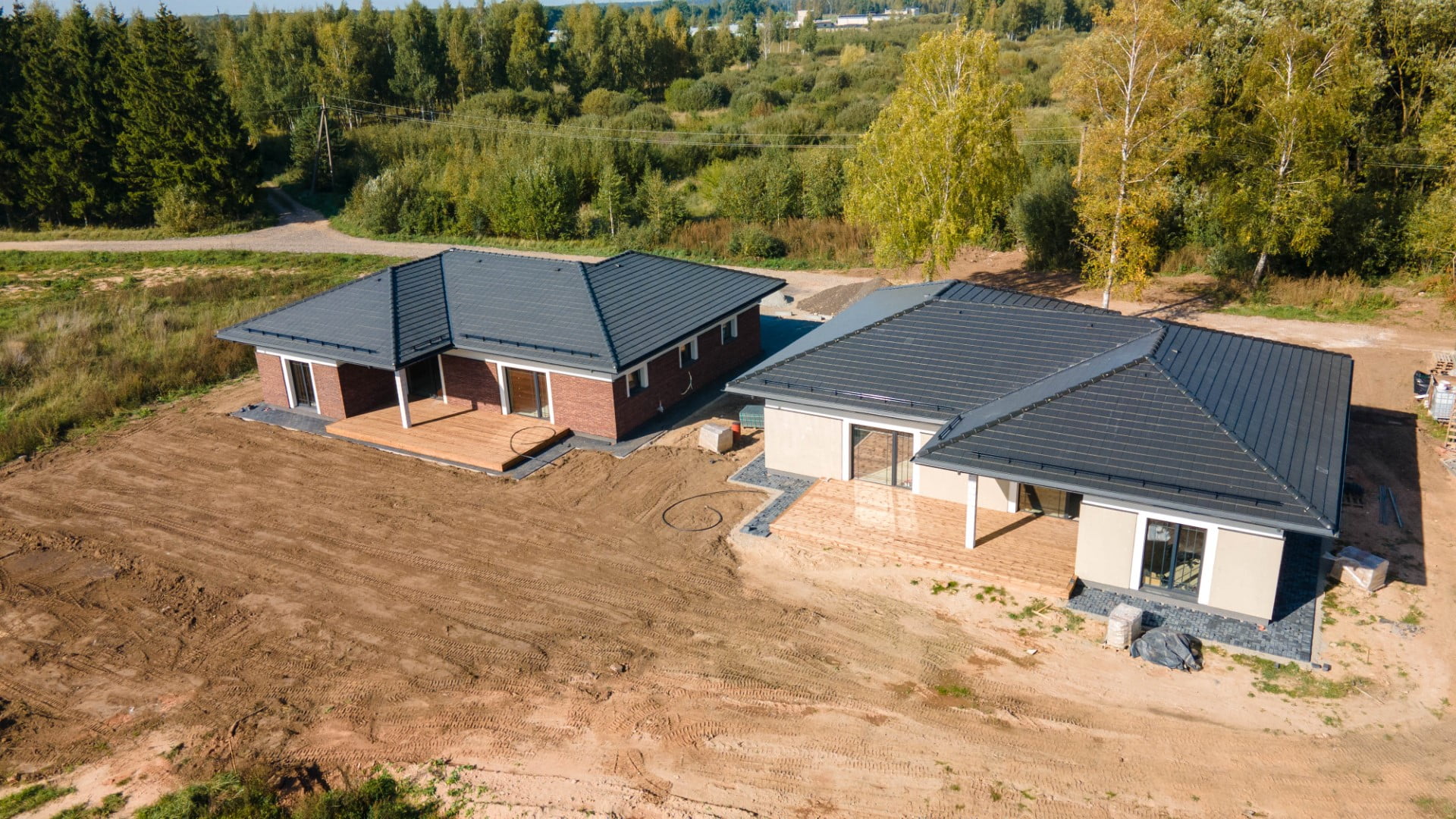 3 kambarių gyvenamieji A++ namai Molainių km., Panevėžio raj.