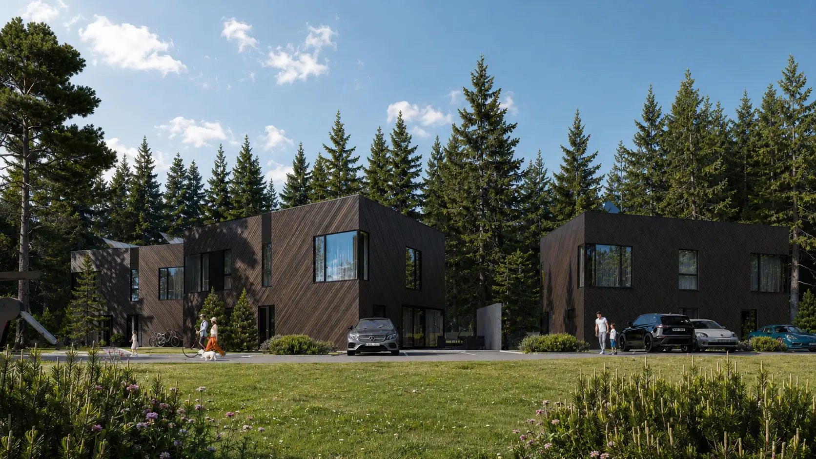 Kotedžai Veteranų g. 10A, Dembava – Panevėžio r. - 1