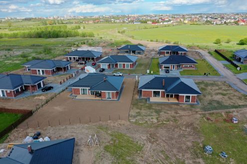 Naujos statybos gyvenamų namų Tvenkinio kvartalas - Panevėžio rajone
